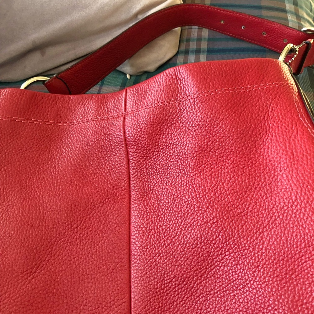 Coach leather bag